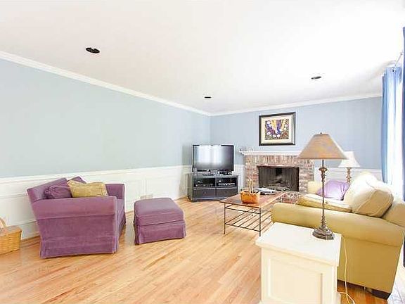 Family room with gas fireplace