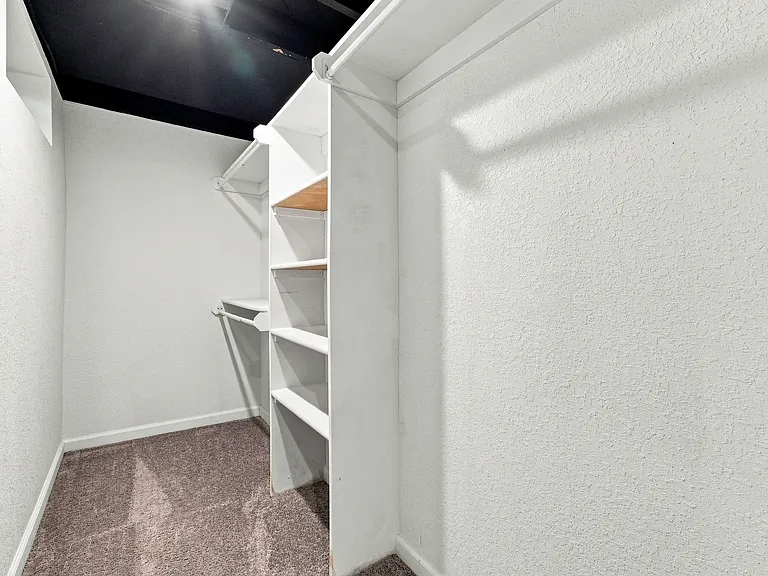 Downstairs closet