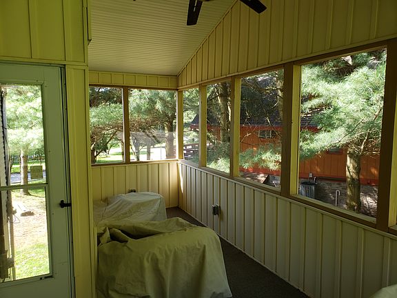 View from screened in porch