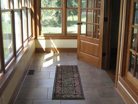 Sun Room and front entry