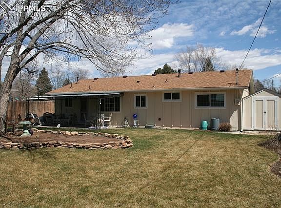 backyard with sprinkler and drip system