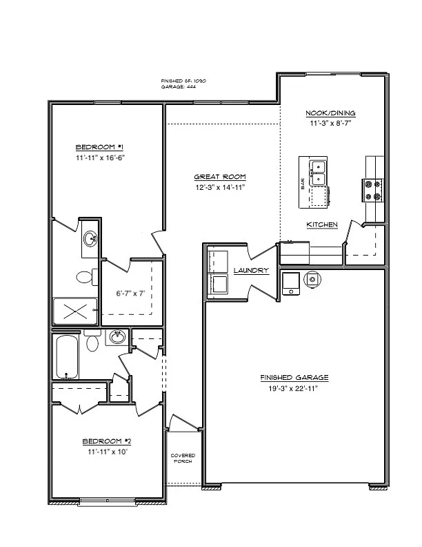 Floor plan Plan C