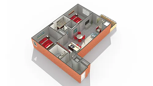 Floor plan Clark