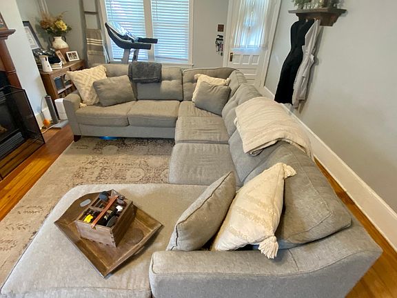 1.5 Year old couch for rent at $75/mo.