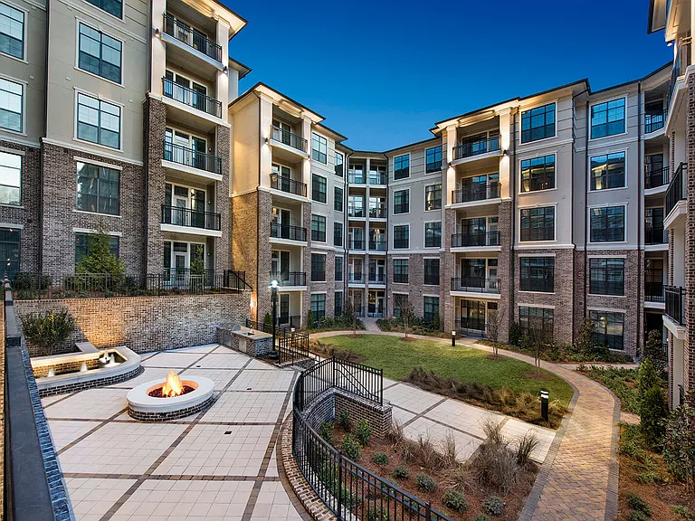 Enjoy the courtyard with fire pit and social space