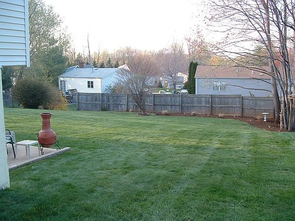 Back Yard with Patio the length of the house