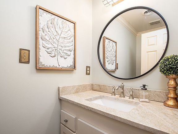 Half bathroom downstairs