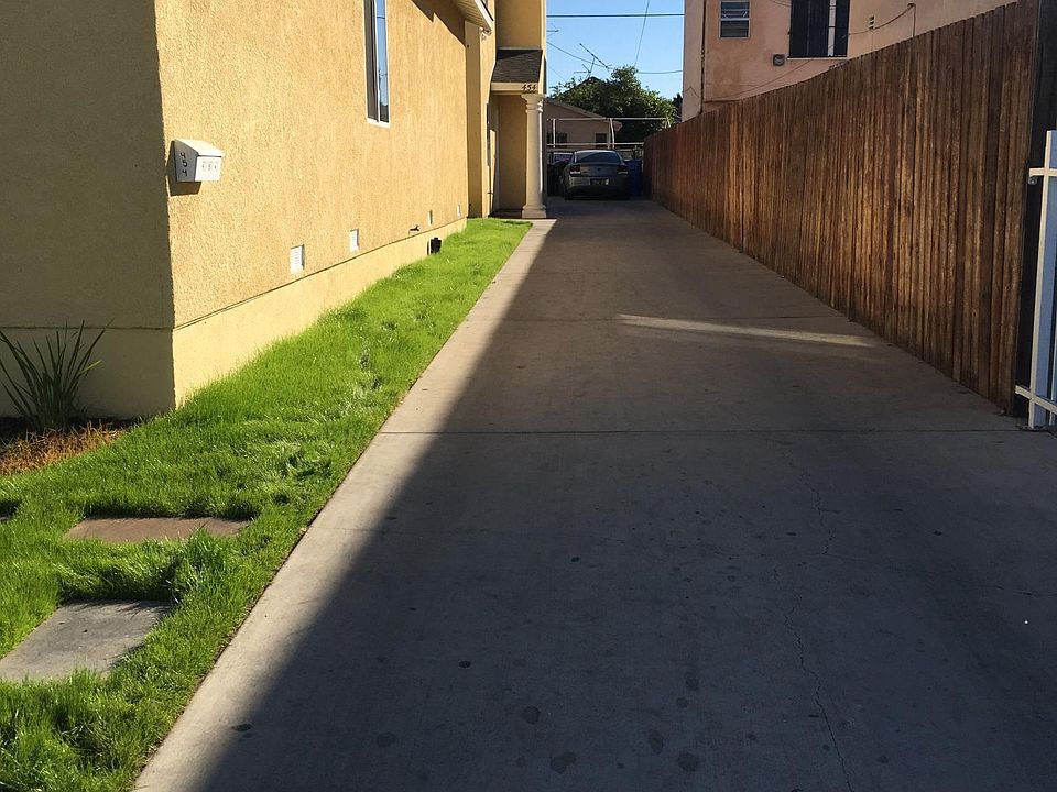 Driveway to back house and garage