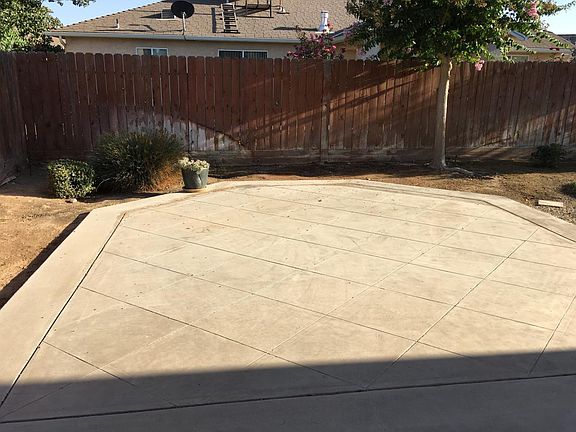 Back yard patio.