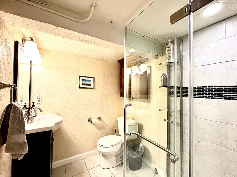 Basement bathroom