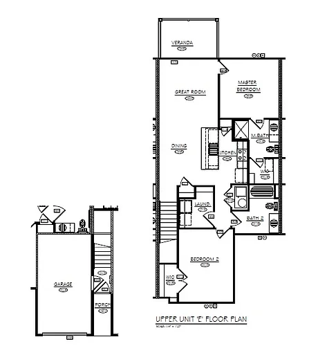 Floor plan Apartment Upper
