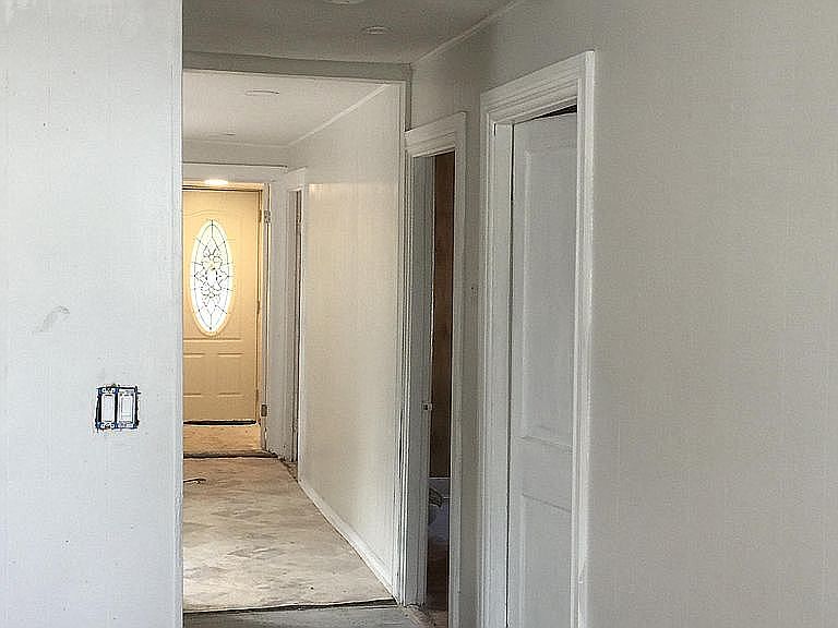 Back door leading to patio