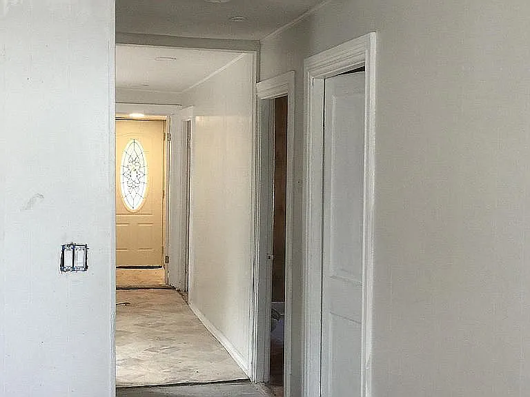 Back door leading to patio