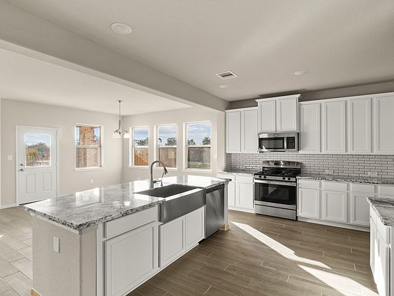 Abundant cabinet and counterspace