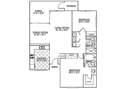 Floor plan Alameda
