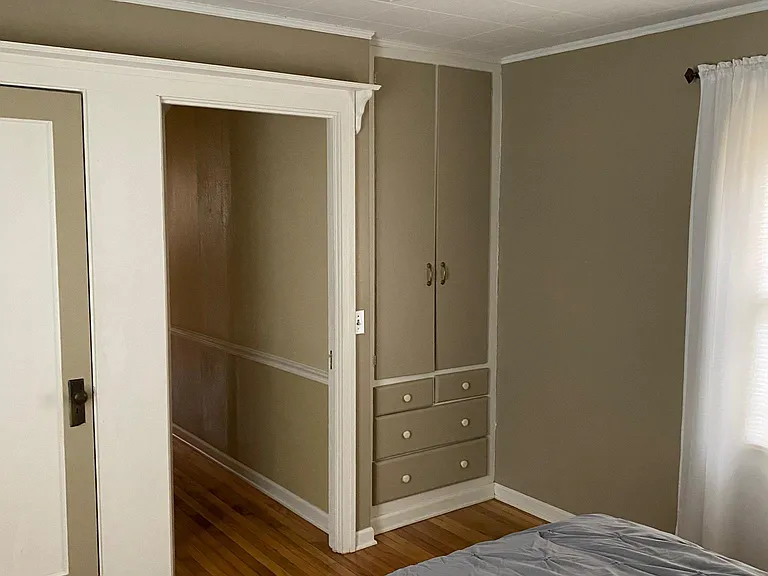 Main bedroom built in cabinet.