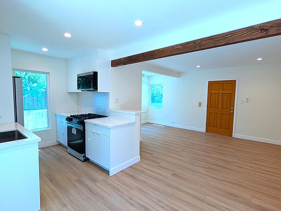 Kitchen and living room