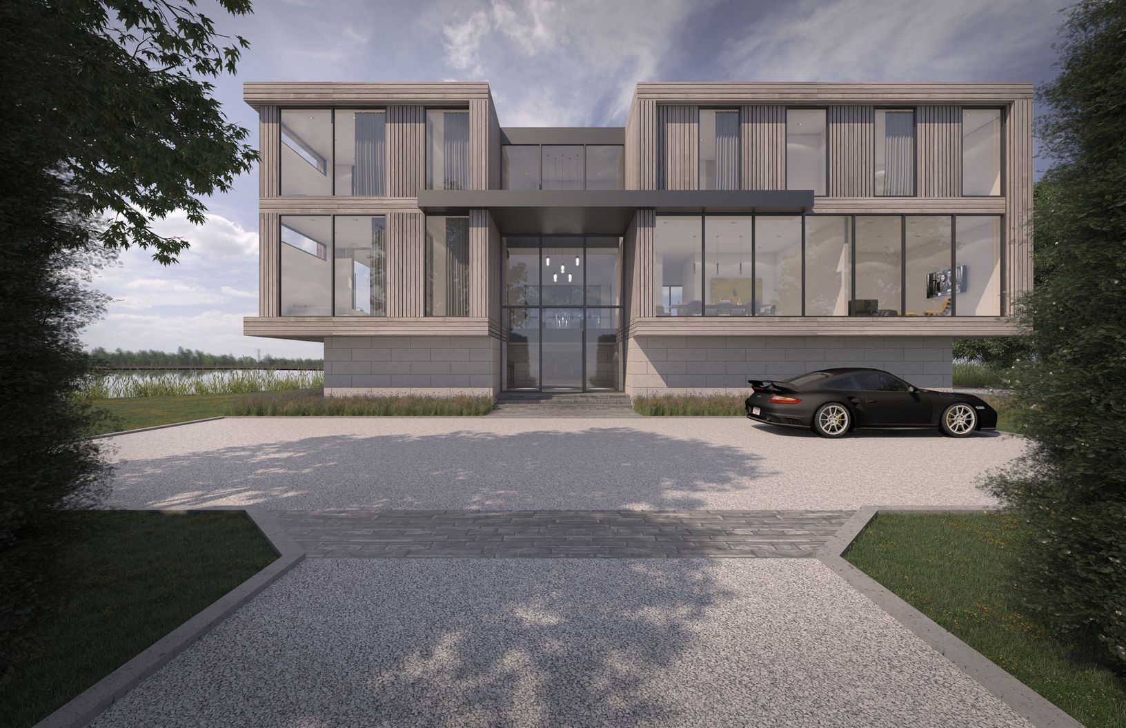  Proposed 6400 sq.ft. 7 bedroom 8.5 bath structure 