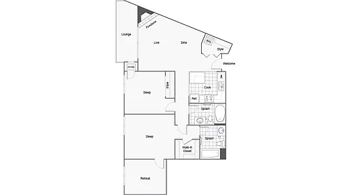 Floor plan Brookside