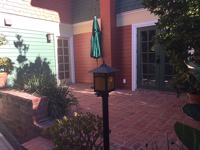 outdoor private patio