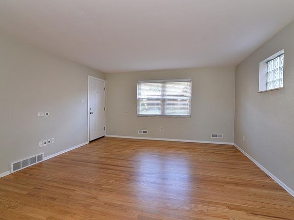 Living/Diningroom view from sliding doors.