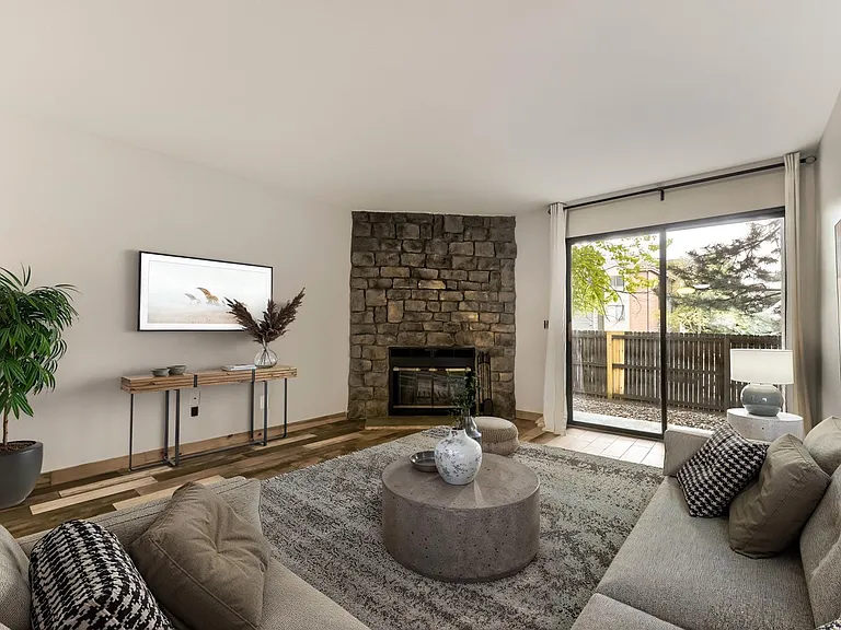 Virtually Staged Living Room