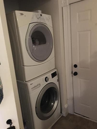 Private free washer and dryer in the unit