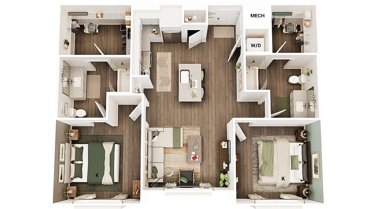 Floor plan B21