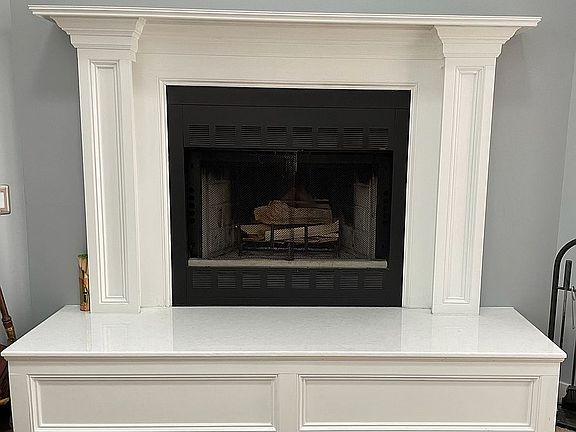Remodeled fireplace