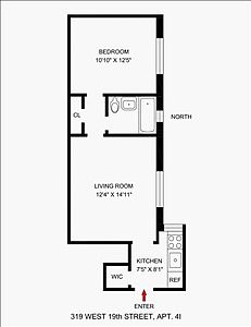 5th image of 319 W 18th St APT 4I