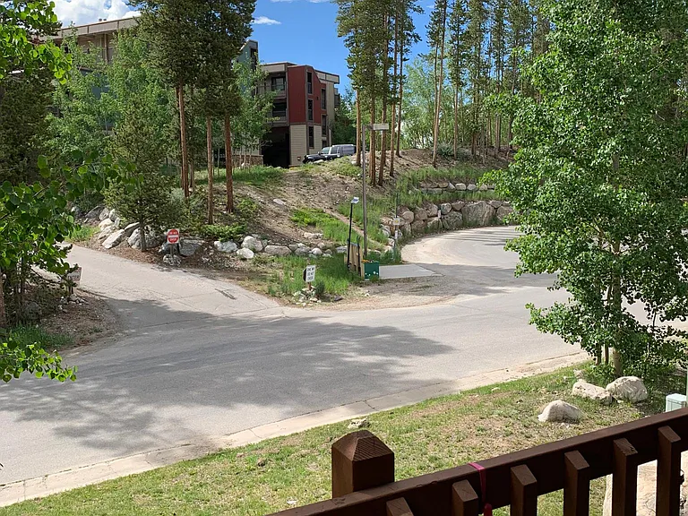 View from rear deck