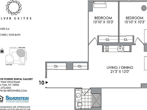2nd image of 600 W 42nd St #310