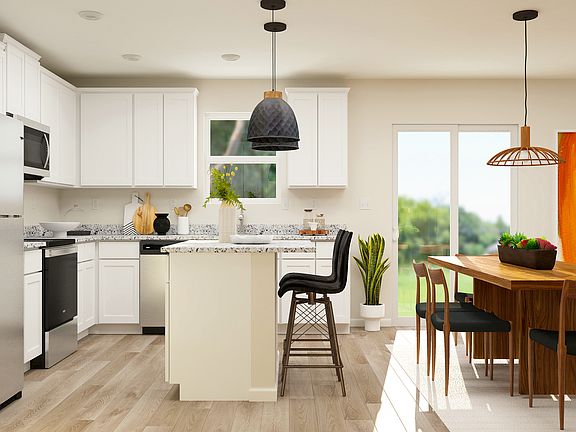 Enjoy a quick meal at the spacious breakfast bar.