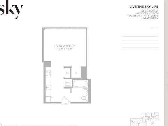 2nd image of 605 W 42nd St APT 45B