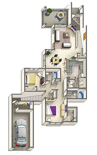 Floor plan Watanga Renovated