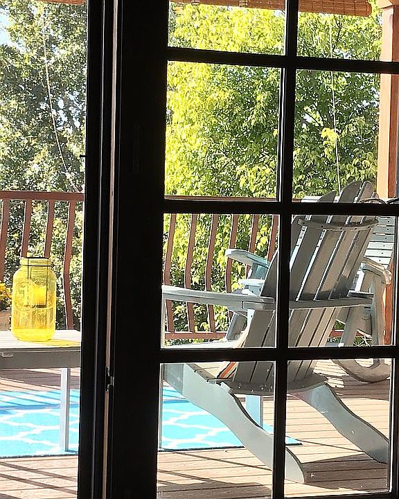 View to the covered deck