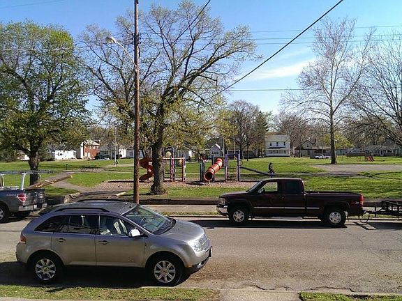 View of park from front porch