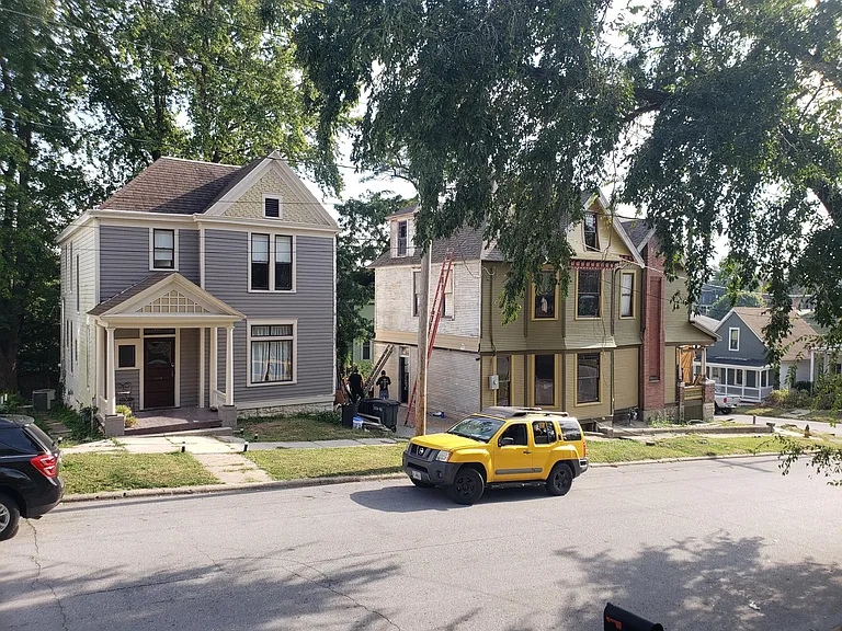 Street view with neighboring home