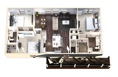 Floor plan Hickory