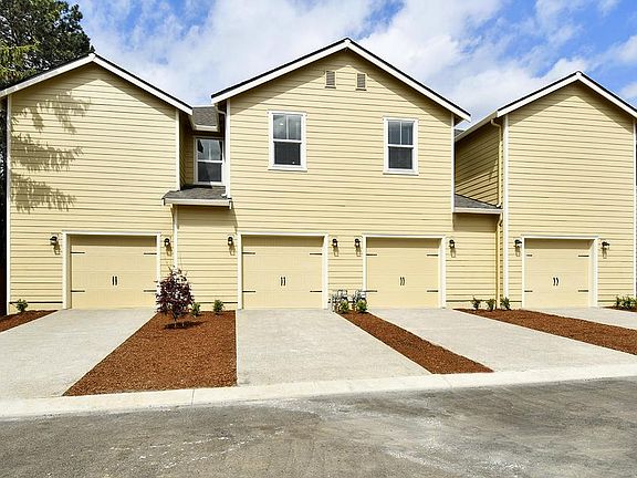 Your Blackberry townhome at Harts Crossing includes an attached one-car garage and driveway parking.