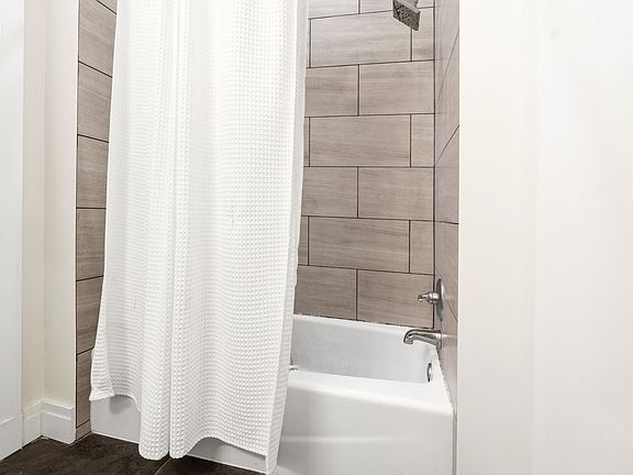 Updated Bathroom with Modern Tile Shower
