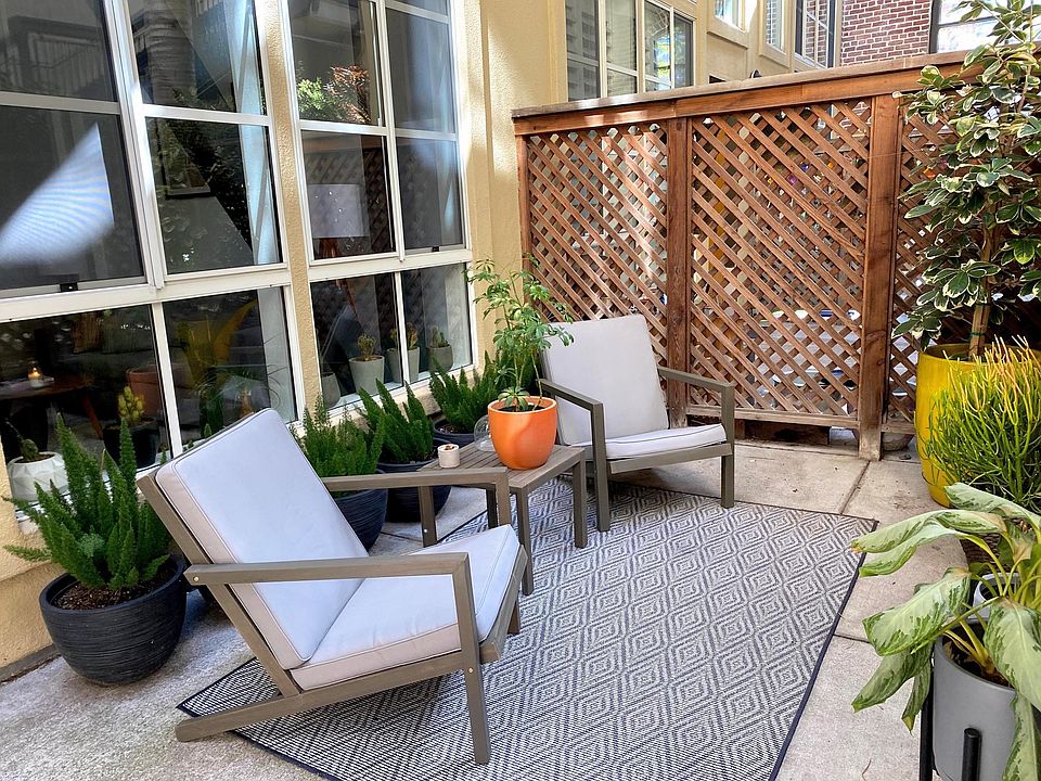 Private patio.