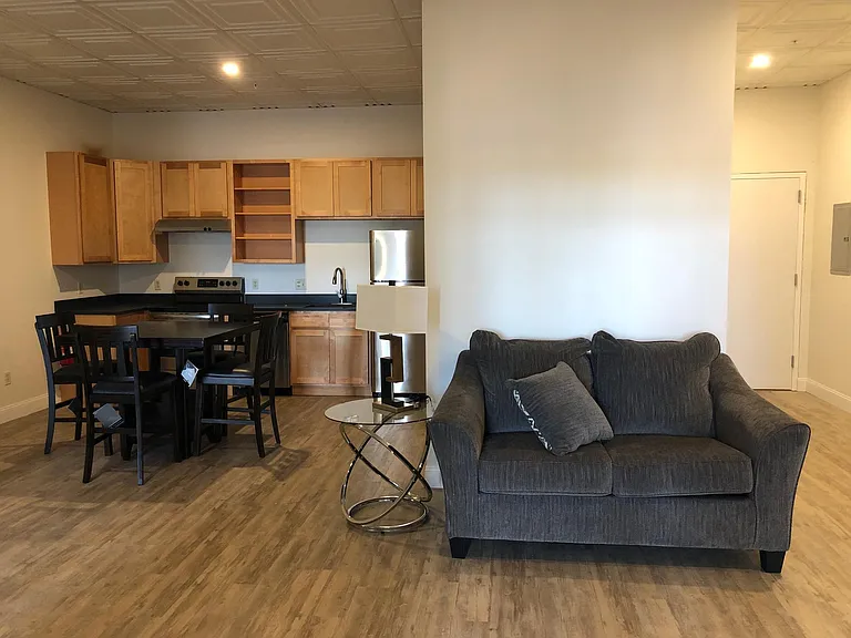 Spacious units with high ceilings.
