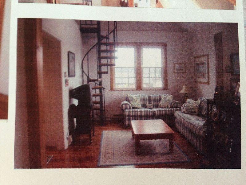 view from dining room prepainted