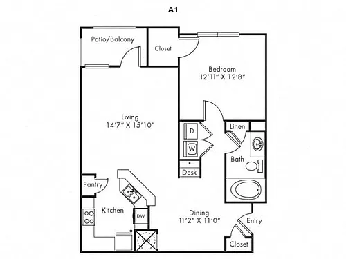 Floor plan A1