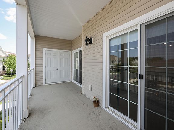 Double Balcony off both the living room and primary bedroom
