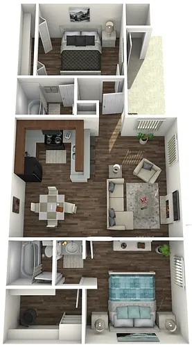 Floor plan Two Bedroom A