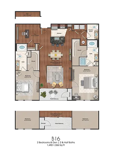 Floor plan B16