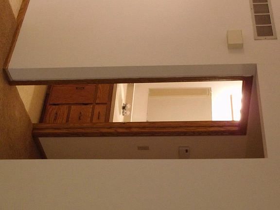 Bathrom entrance from iving room