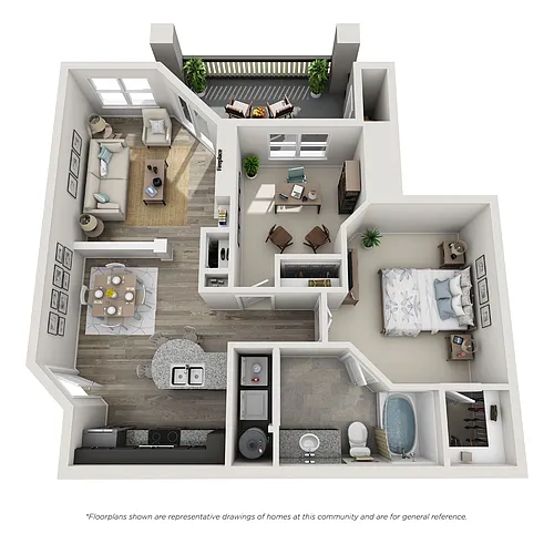 Floor plan 2 Bedroom